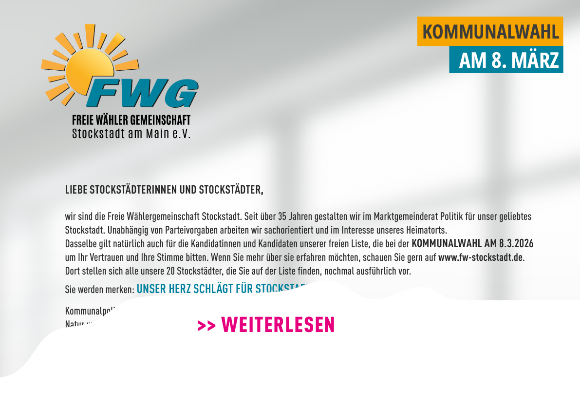 FWG Kommunalwahl 2026